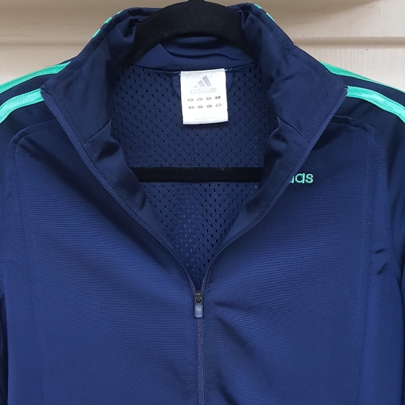 S ADIDAS Y2K VINTAGE 3 STRIPE WARM UP JACKET NICE! - Picture 5 of 11